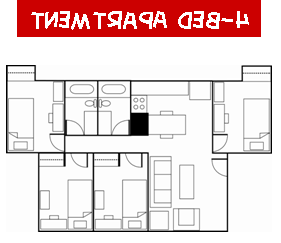 4卧室公寓
